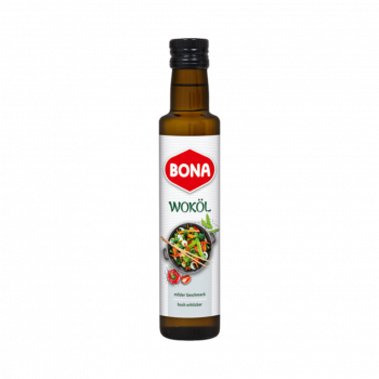 Bona Wok-Öl, milder Geschmack, hoch erhitzbar, 250 Milliliter